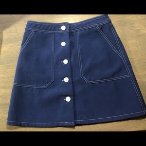 Mini blue skirt small.